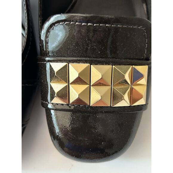 Tory Burch Two Inch Heels Dark Brow Parent Leather Size 8.5 Retails $325 - Picture 4 of 10